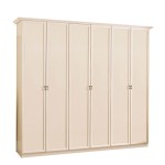 Armadio Ischia 6 Ante Battenti Beige