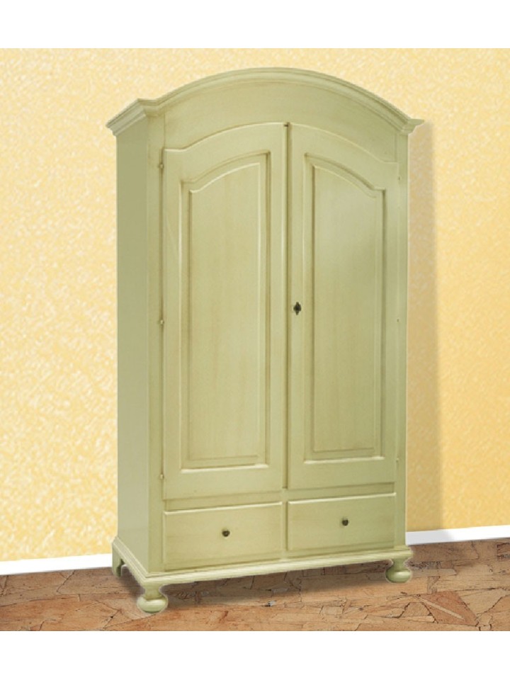 Armadio arte povera a 2 ante cappello di gendarme