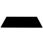 Piano Quadrato HPL per Tavolo Horeca Nero