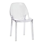 Sedia Moderna in Polipropilene Bianca