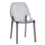 Sedia Penelope Trasparente Fumè