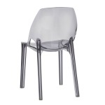 Sedia Penelope Trasparente Fumè