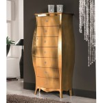 Settimino Cassettiera Bombata 7 Cassetti Oro