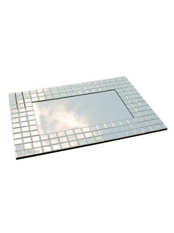 Specchio con Cornice Moderna Argento