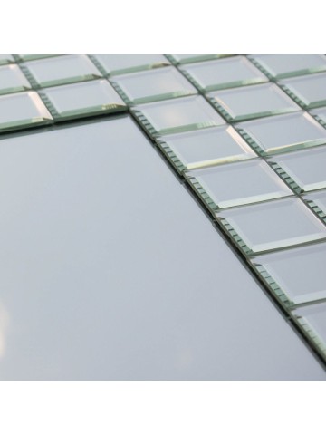 Specchio con Cornice Moderna Argento