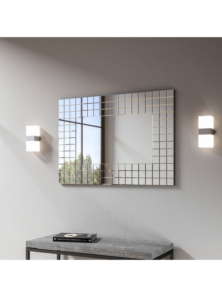 Specchio con Cornice Moderna Argento