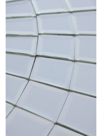 Specchio da parte Rotondo con Cornice in Vetro Sorapis