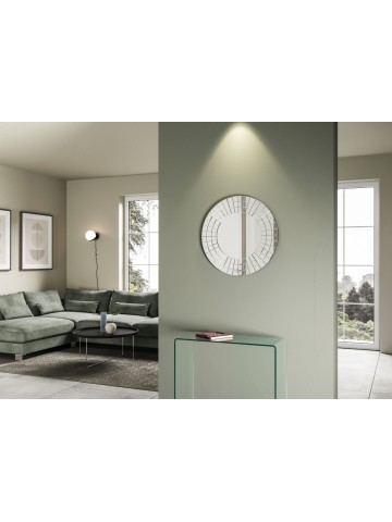 Specchio con Cornice Moderna Argento