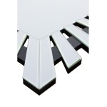 Specchio da parte con Cornice in Vetro Yenge