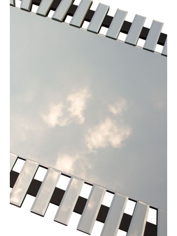 Specchio da parte con Cornice in Vetro Yenge