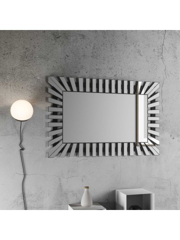 Specchio da parte con Cornice in Vetro Yenge