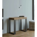 Consolle in legno allungabile Tecno
