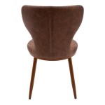 Sedia in Ecopelle Traforata a Rombi