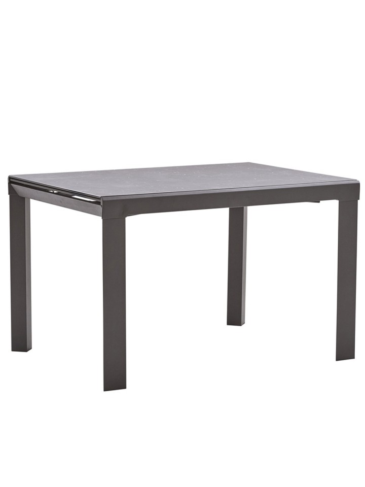 Tavolo allungabile con piano in vetro