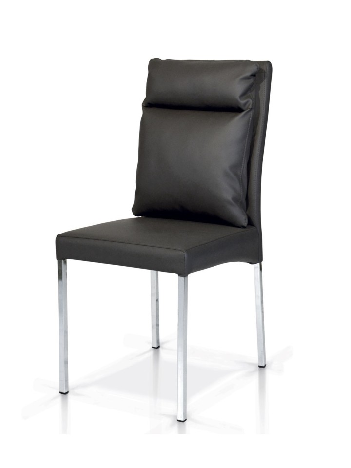 SEDIE ECOPELLE STRUTTURA METALLO