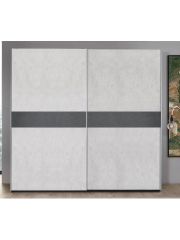 Armadio Amelia 2 ante Grigio
