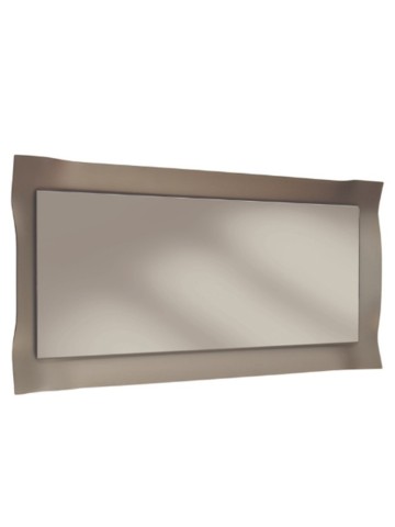 Specchio Orizzontale Cornice Vetro Bronzo
