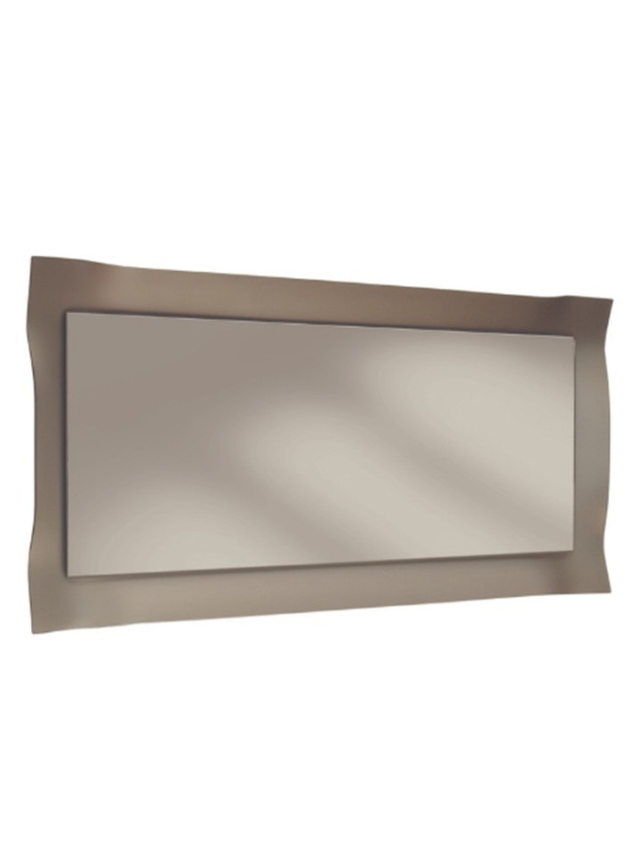 Specchio Orizzontale Cornice Vetro Bronzo