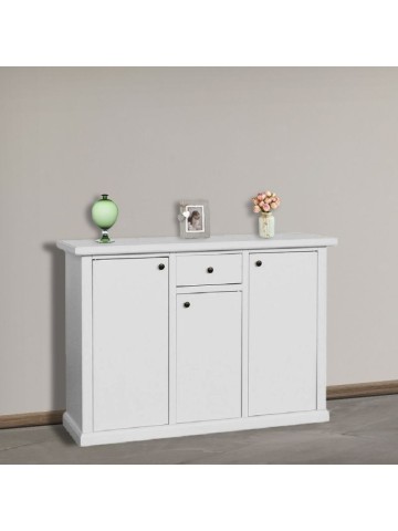 Credenza in legno con zoccolo Noce
