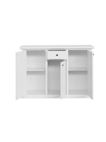 Credenza in legno con zoccolo