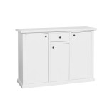 Credenza in legno con zoccolo Noce