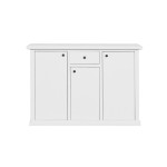 Credenza in legno con zoccolo