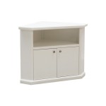 Porta TV basso in legno con piede a sciabola