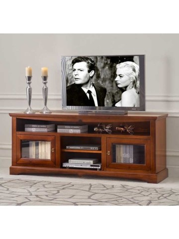 Porta TV classico 2 ante e vano a giorno