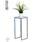 Coloninna / Alzatina in ferro con ripiano in legno