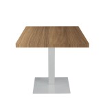 Tavolo da Ristorante Base bianca Piano Rovere naturale