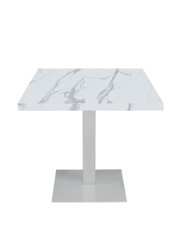 Tavolo da Ristorante Base bianca Piano Rovere naturale