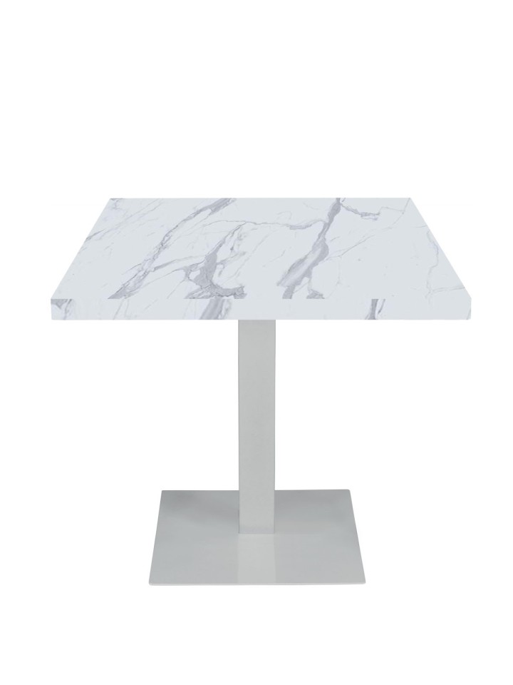 Tavolo da Ristorante Base bianca Piano Rovere naturale