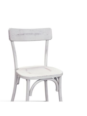 Sedia Vintage in Legno Effetto Consumato