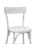 Sedia vintage in legno effetto consumato