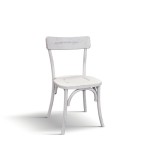 Sedia vintage in legno effetto consumato