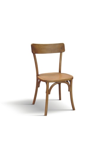 Sedia vintage in legno effetto consumato