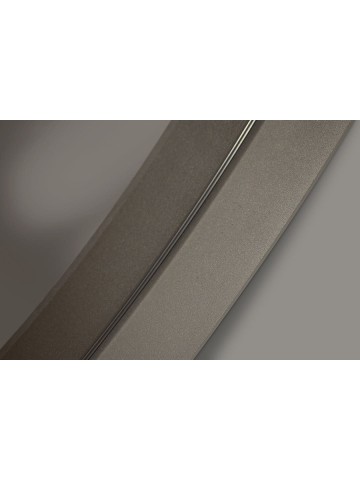 Specchio Fumè con Cordnice in Metallo