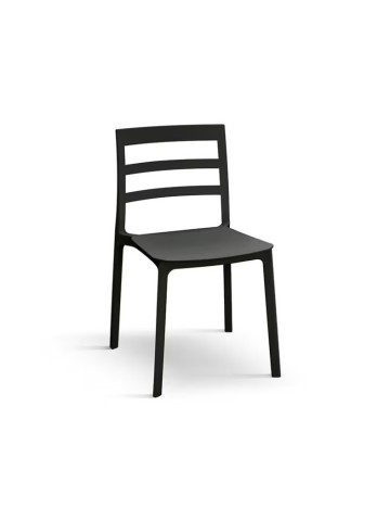 Sedia in polipropoline Nera