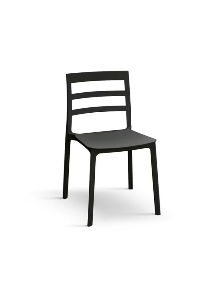 Sedia in polipropoline Nera