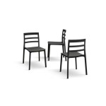 Sedia in polipropoline Nera