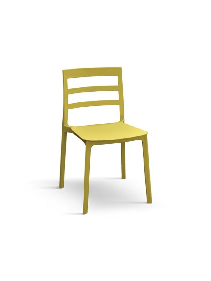 Sedia in polipropilene Giallo