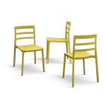 Sedia in polipropilene Giallo