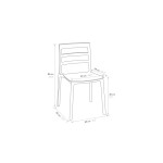 Sedia in polipropilene Giallo