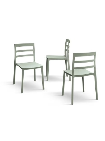 Sedia in polipropilene - Verde