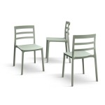 Sedia in polipropoline Nera