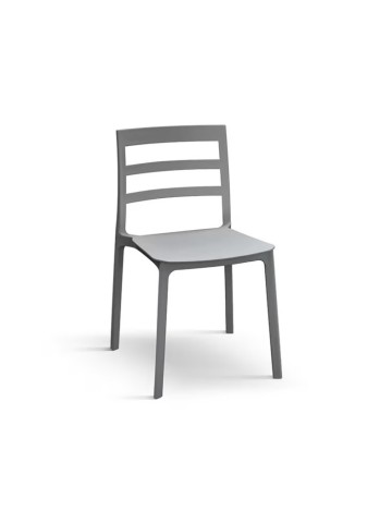 Sedia in polipropilene Grigio