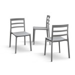 Sedia in polipropoline Nera