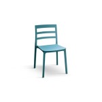 Sedia in polipropilene Blu