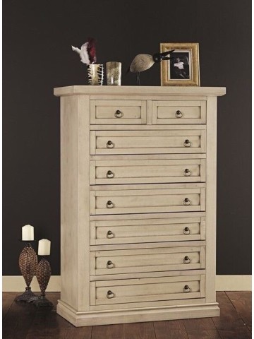 Cassettiera 6+2 cassetti Avorio Anticato