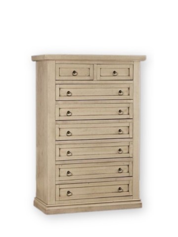 Cassettiera 6+2 cassetti Avorio Anticato
